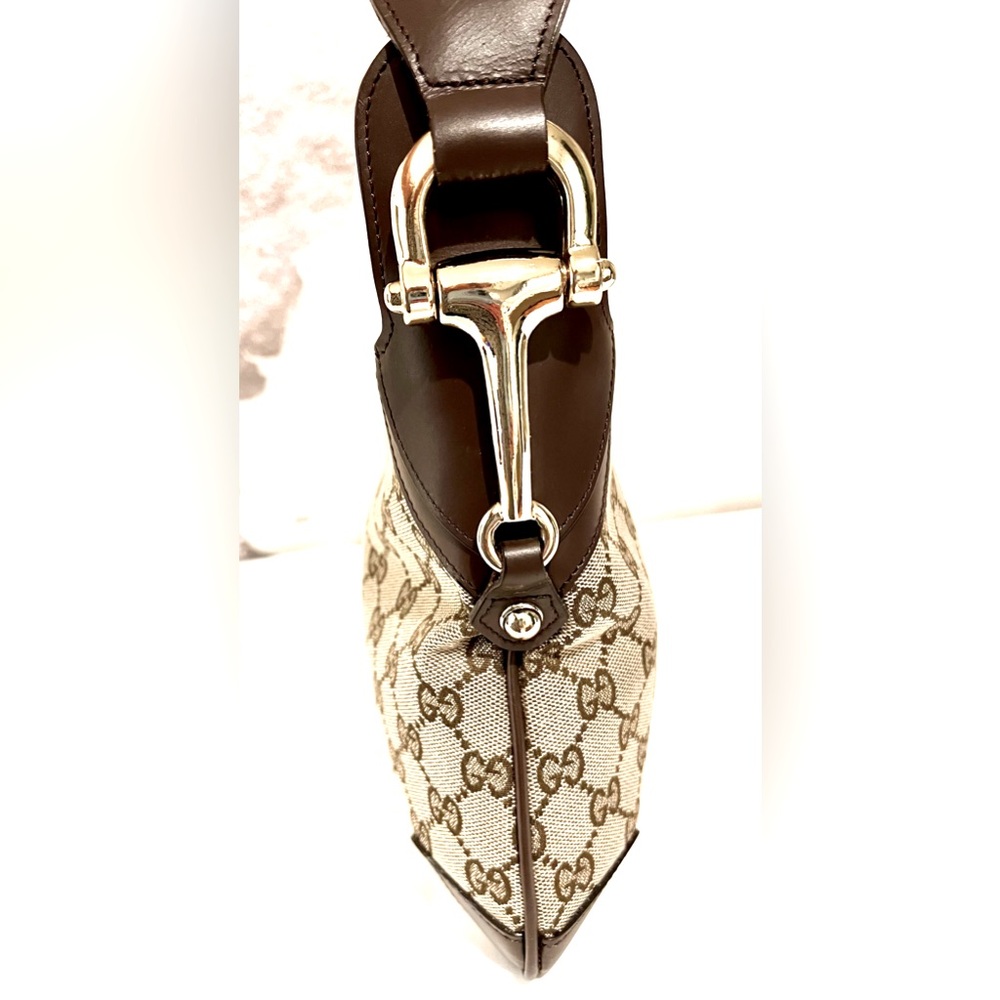 Gucci GG Creole HoBo in canvas and leather trim - Picture 3 of 14